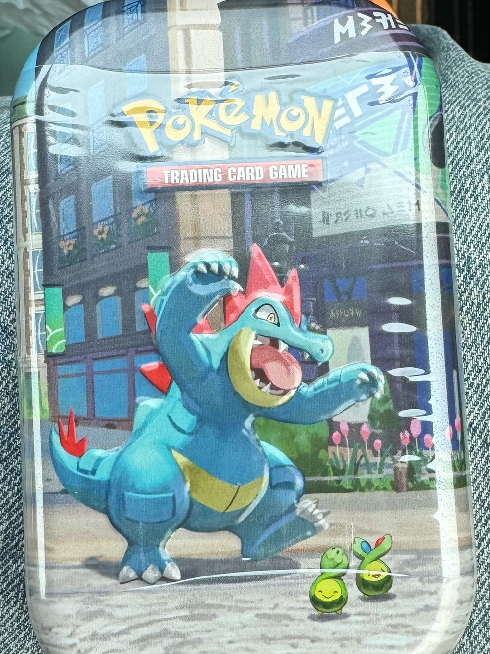 Pokemon Blue & Red Toxicroak Trading Card Game Tin